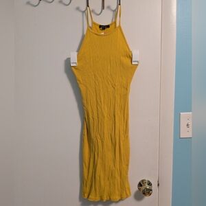 Yellow Midi Dress